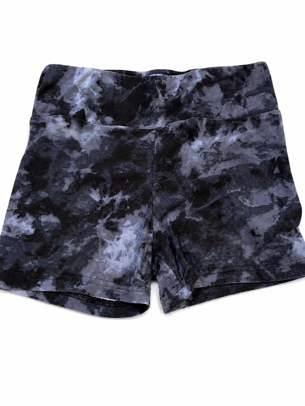 No Boundaries purple Marble-Print Bike Shorts
